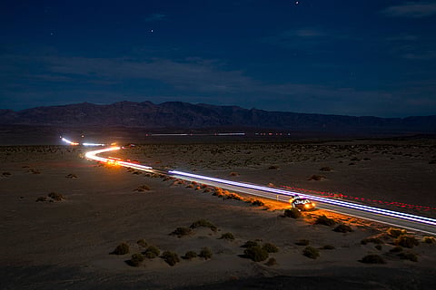 View of California Route 190